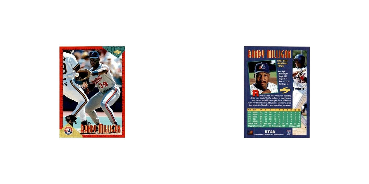 Randy Milligan 1994 Score Rookie & Traded #RT28 Montreal Expos Baseball Card NM