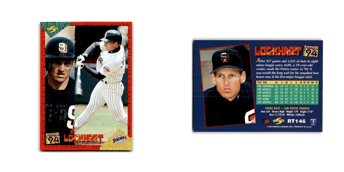 Keith Lockart Rookie 1994 Score Rookie & Traded #RT146 San Diego Padres NM