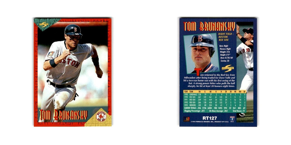 Tom Brunansky Rookie 1994 Score Rookie & Traded #RT127 Boston Red Sox NM