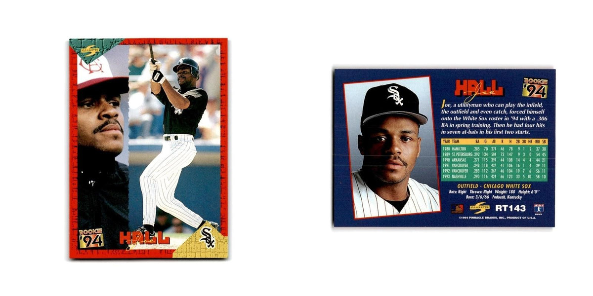 Joe Hall Rookie 1994 Score Rookie & Traded #RT143 Chicago White Sox NM