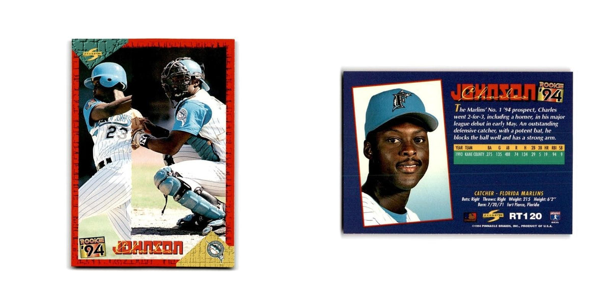 Charles Johnson Rookie 1994 Score Rookie & Traded #RT120 Florida Marlins NM