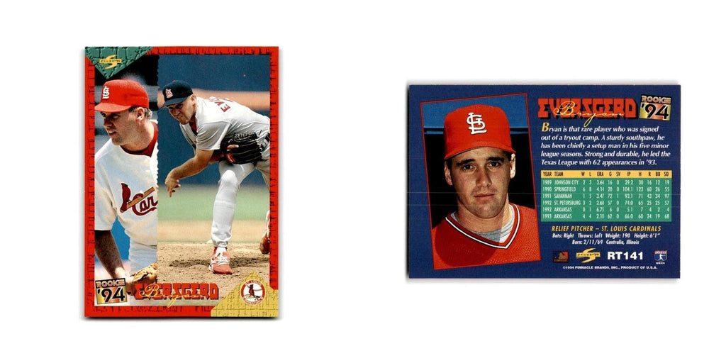 Bryan Eversgerd Rookie 1994 Score Rookie & Traded #RT141 St. Louis Cardinals NM