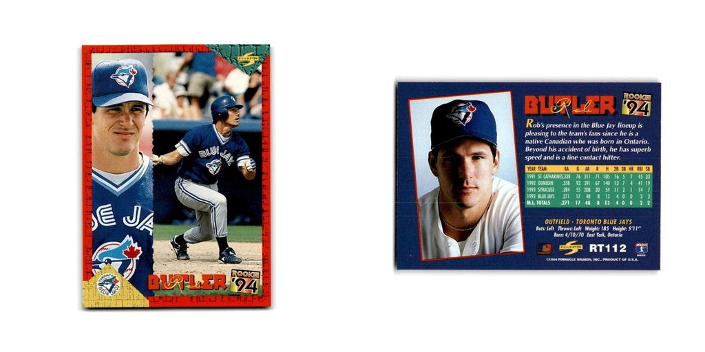 Rob Butler Rookie 1994 Score Rookie & Traded #RT112 Toronto Blue Jays NM