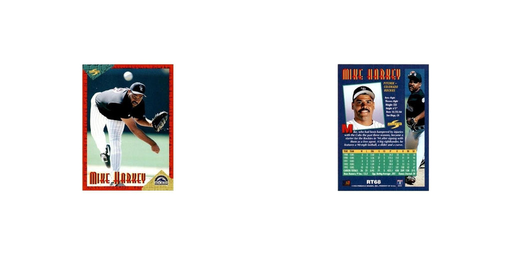 Mike Harkey 1994 Score Rookie & Traded #RT68 Colorado Rockies Baseball Card NM