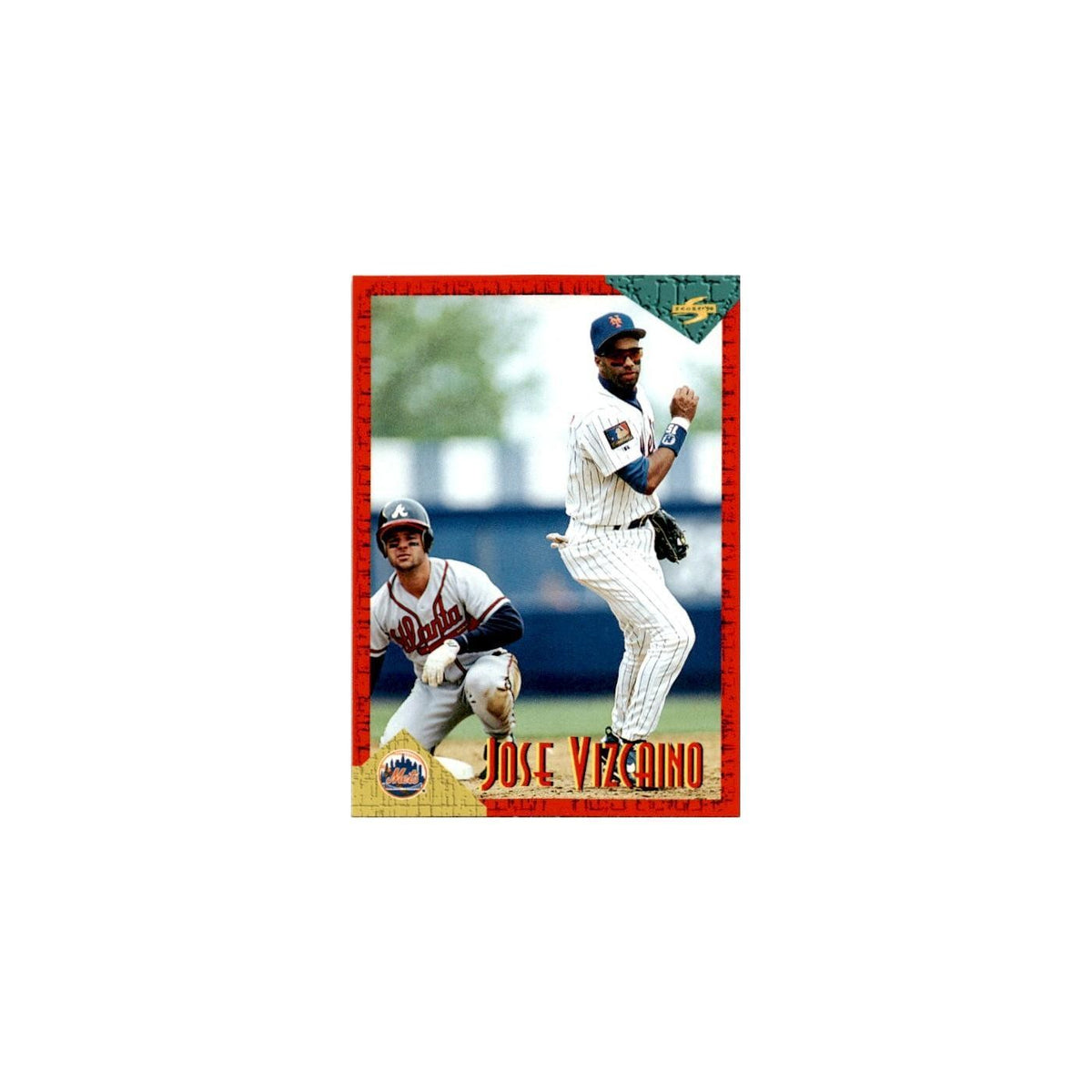 Jose Vizcaino 1994 Score Rookie & Traded #RT40 New York Mets Baseball Card NM