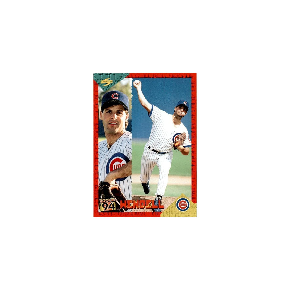 Turk Wendell Rookie 1994 Score Rookie & Traded #RT89 Chicago Cubs NM