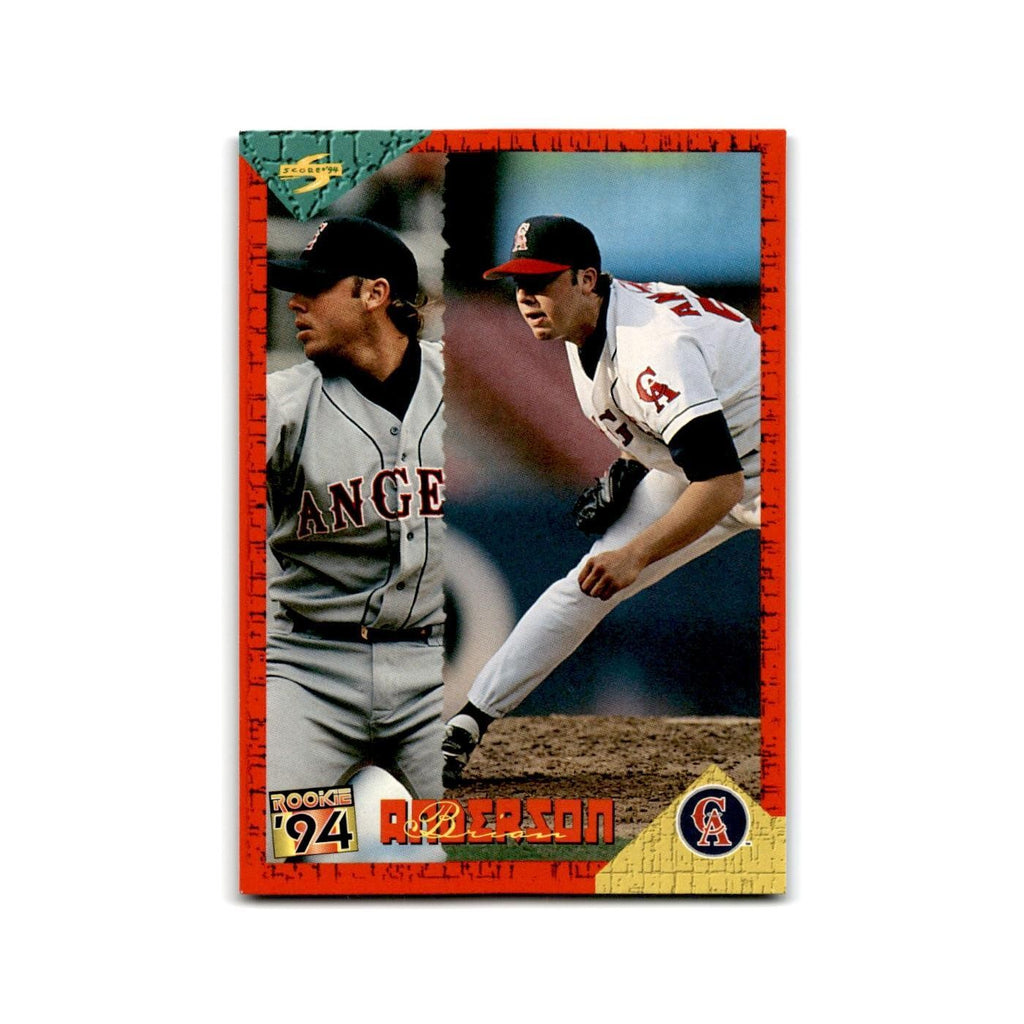 Brian Anderson Rookie 1994 Score Rookie & Traded #RT125 California Angels NM