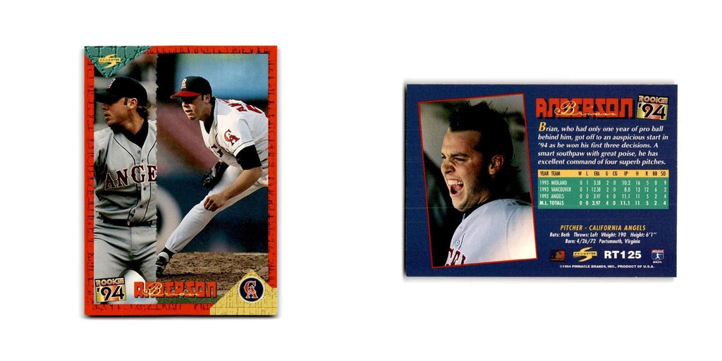 Brian Anderson Rookie 1994 Score Rookie & Traded #RT125 California Angels NM