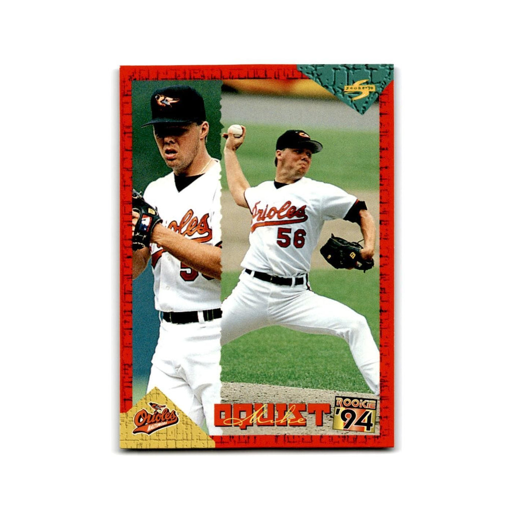 Mike Oquist Rookie 1994 Score Rookie & Traded #RT129 Baltimore Orioles NM