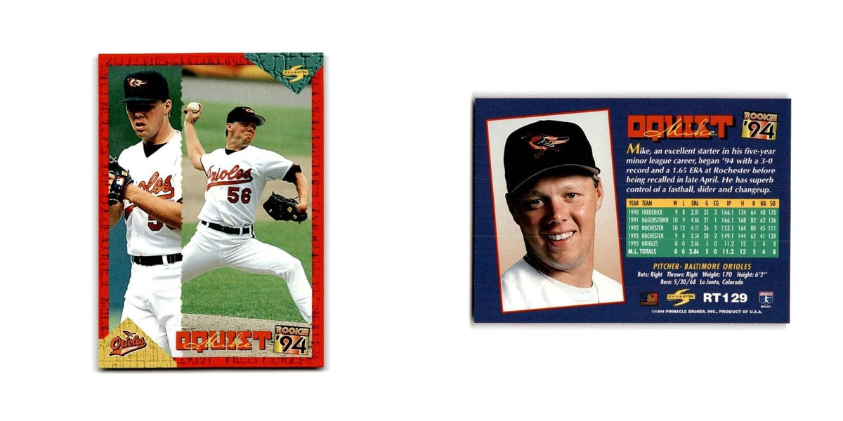 Mike Oquist Rookie 1994 Score Rookie & Traded #RT129 Baltimore Orioles NM