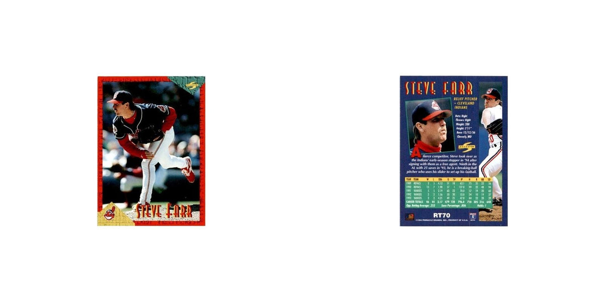 Steve Farr 1994 Score Rookie & Traded #RT70 Cleveland Indians Baseball Card NM