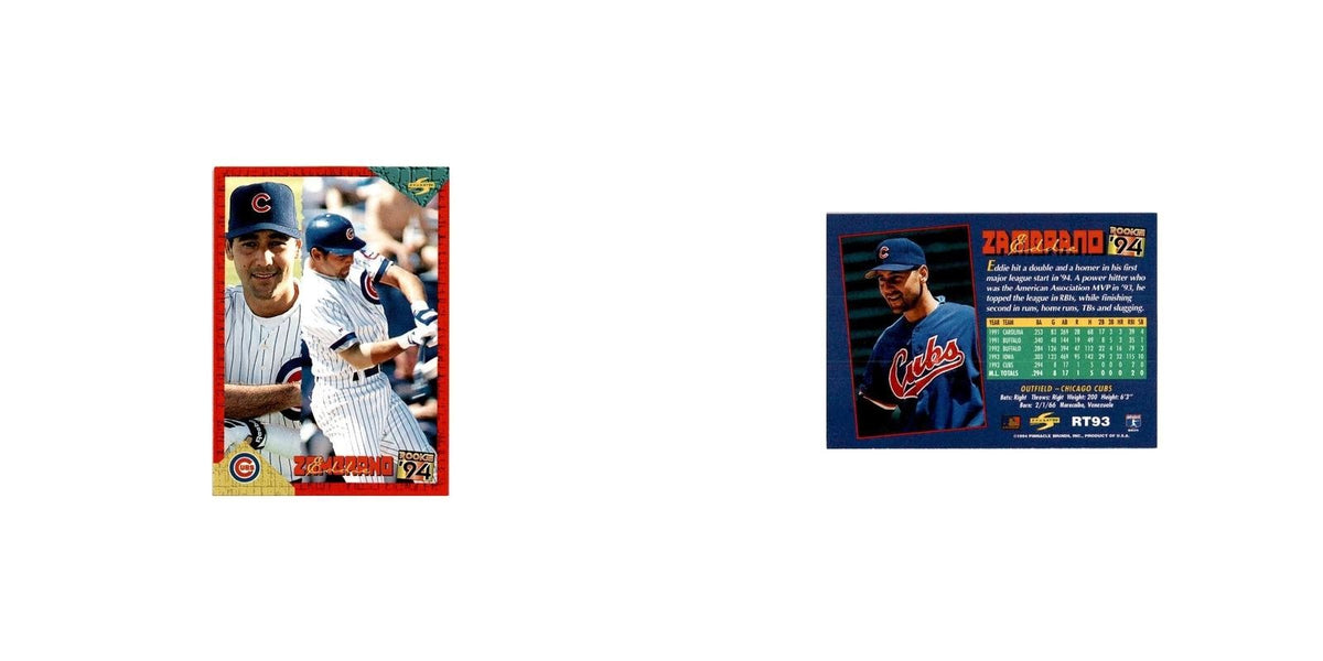 Eddie Zambrano Rookie 1994 Score Rookie & Traded #RT93 Chicago Cubs NM