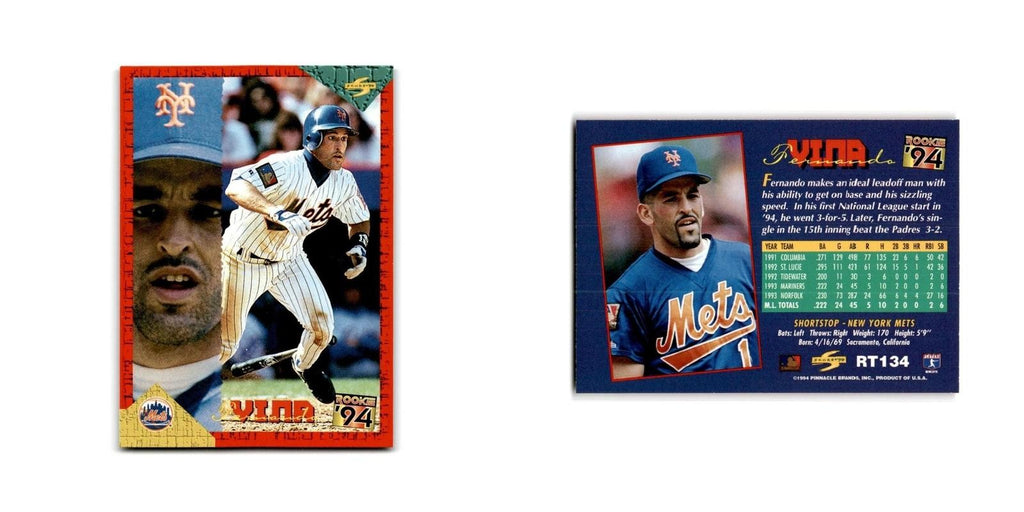 Fernando Vina Rookie 1994 Score Rookie & Traded #RT134 New York Mets NM