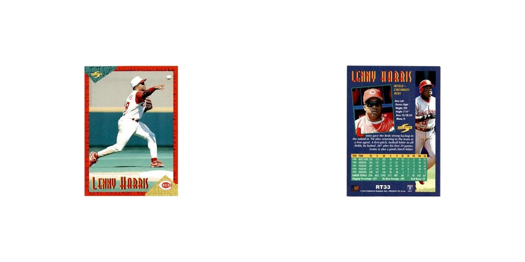 Lenny Harris 1994 Score Rookie & Traded #RT33 Cincinnati Reds Baseball Card NM