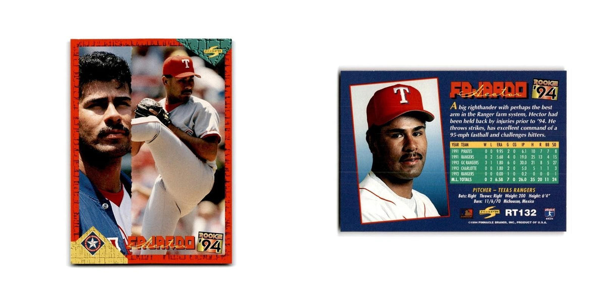 Hector Fajardo Rookie 1994 Score Rookie & Traded #RT132 Texas Rangers NM