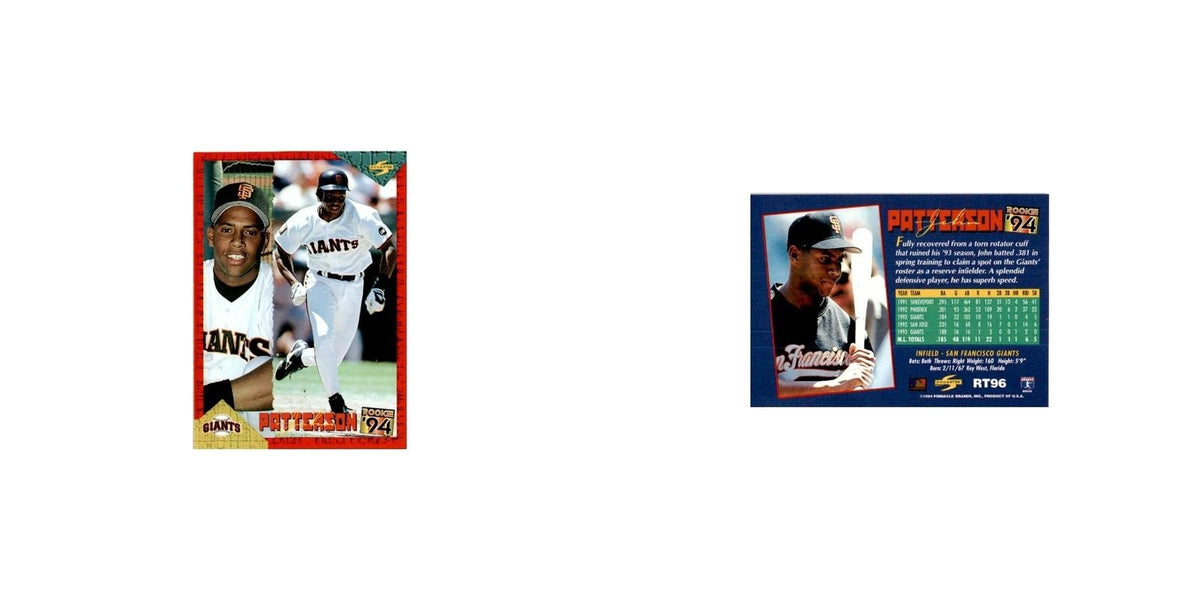 John Patterson Rookie 1994 Score Rookie & Traded #RT96 San Francisco Giants NM