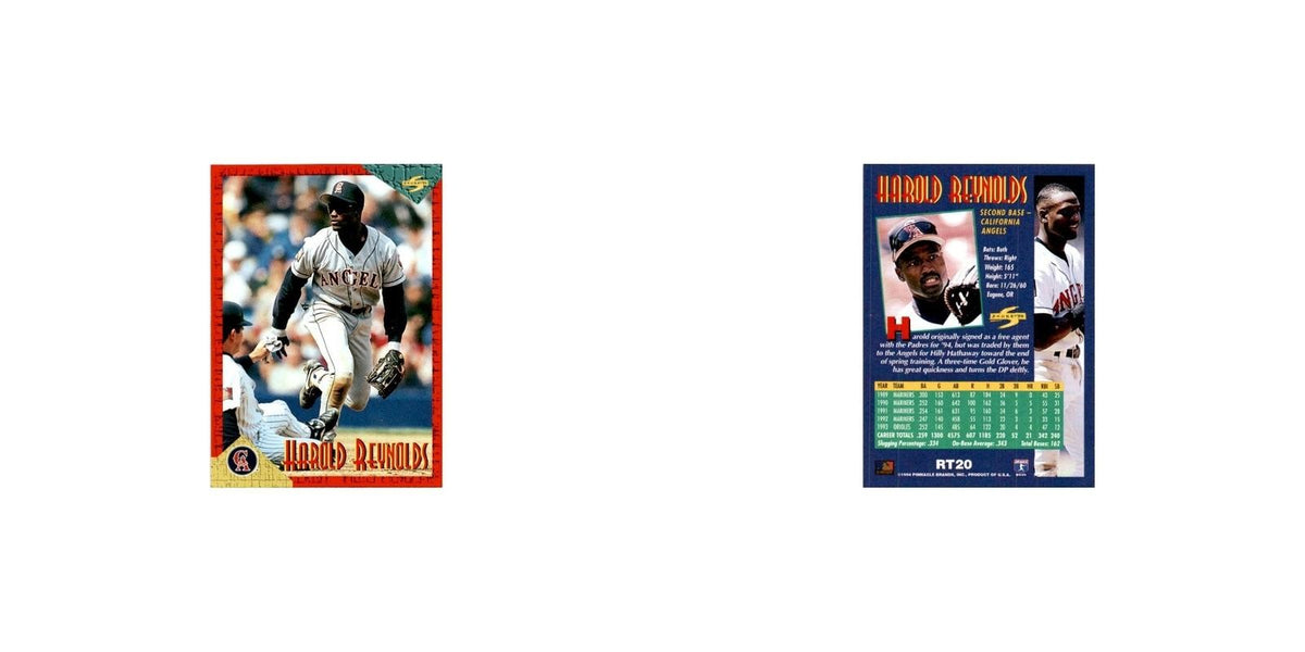Harold Reynolds 1994 Score Rookie & Traded #RT20 California Angels NM