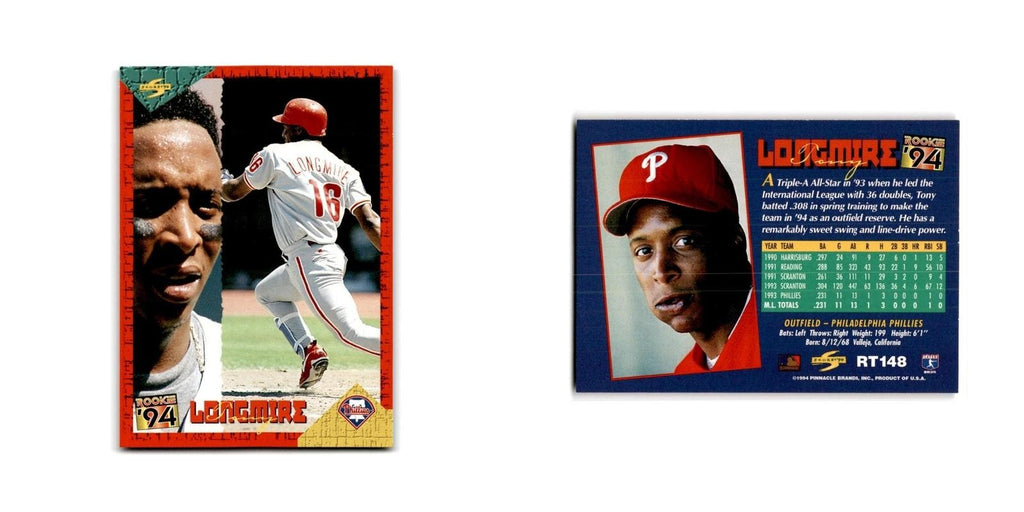 Tommy Longmire Rookie 1994 Score Rookie & Traded #RT148 Phillies NM