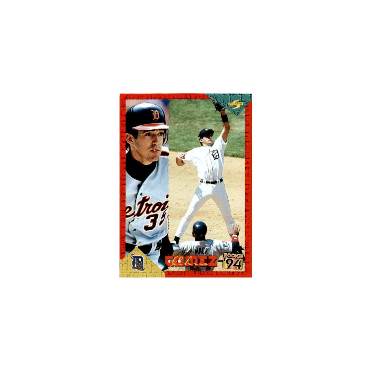 Chris Gomez Rookie 1994 Score Rookie & Traded #RT95 Detroit Tigers NM