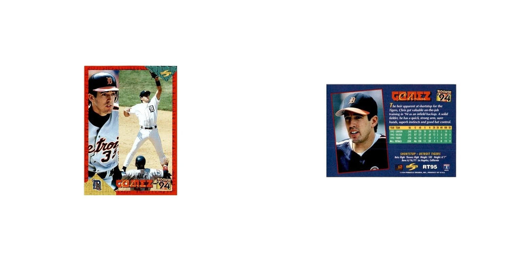Chris Gomez Rookie 1994 Score Rookie & Traded #RT95 Detroit Tigers NM