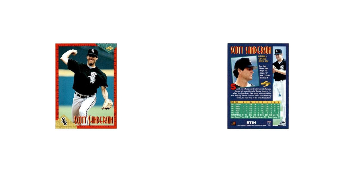 Scott Sanderson 1994 Score Rookie & Traded #RT54 Chicago White Sox NM