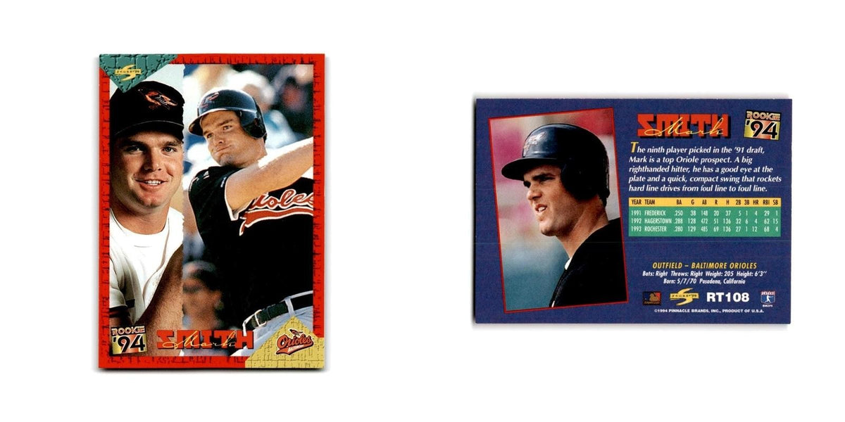 Mark Smith Rookie 1994 Score Rookie & Traded #RT108 Baltimore Orioles NM