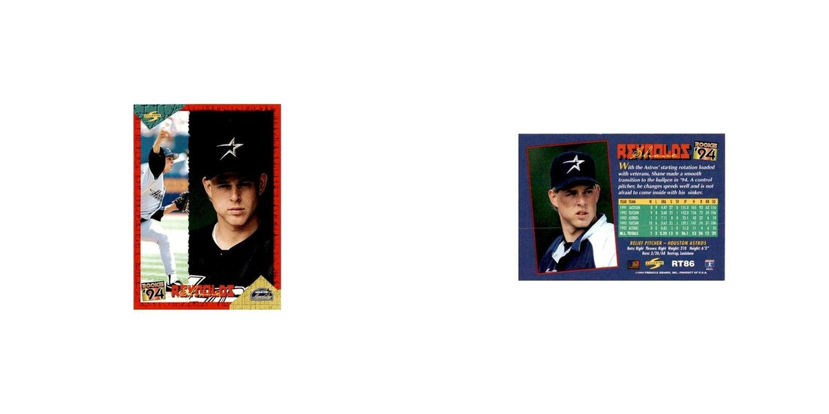 Shane Reynolds Rookie 1994 Score Rookie & Traded #RT86 Houston Astros NM