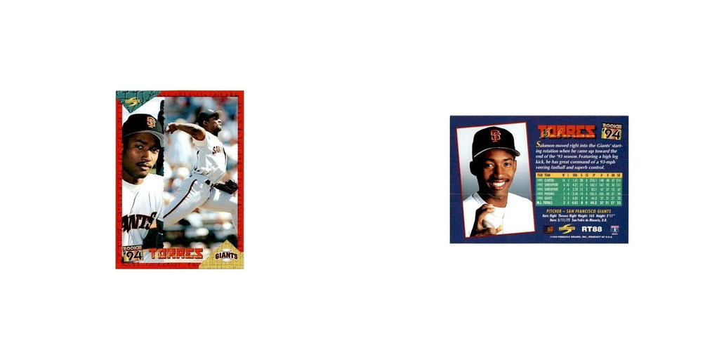 Salomon Torres Rookie 1994 Score Rookie & Traded #RT88 San Francisco Giants NM