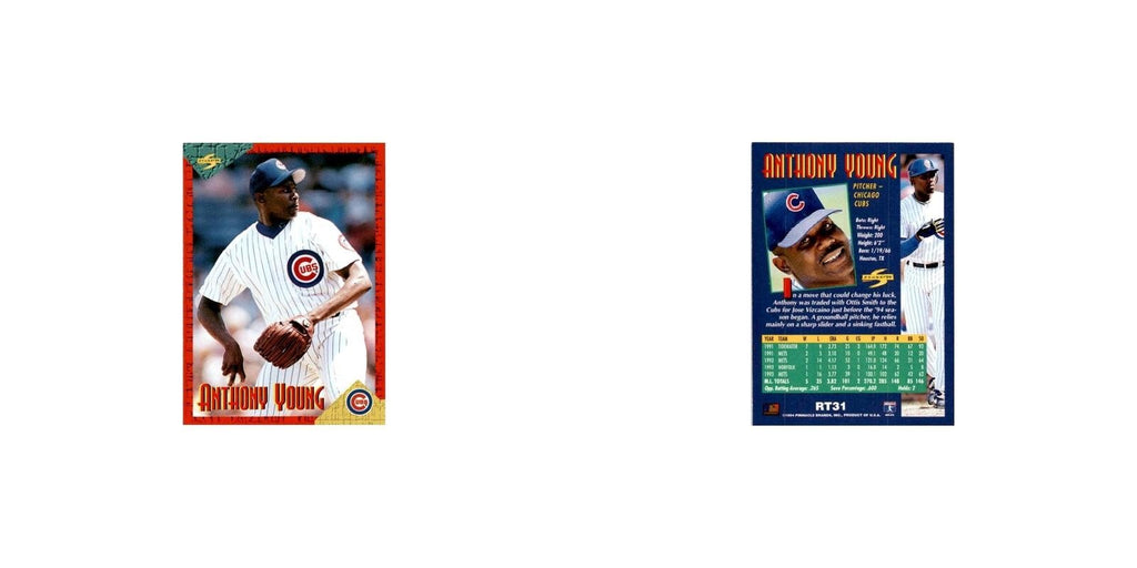 Anthony Young 1994 Score Rookie & Traded #RT31 Chicago Cubs Baseball Card NM