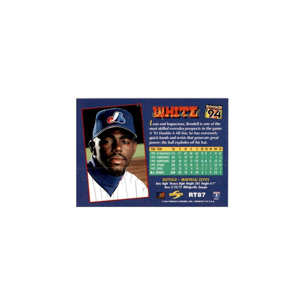 Rondell White Rookie 1994 Score Rookie & Traded #RT87 Montreal Expos NM
