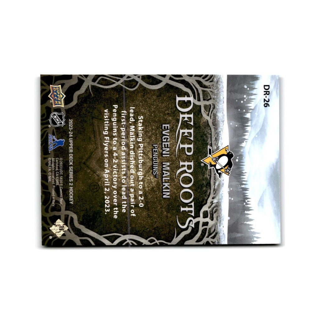 2023 Upper Deck Deep Roots Evgeni Malkin Pittsburgh Penguins #DR-26