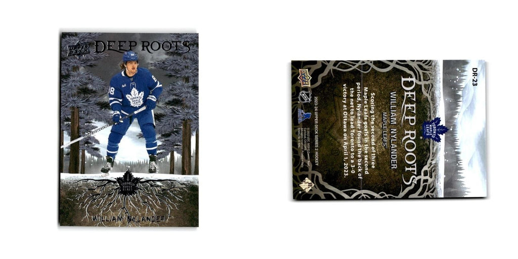 2023 Upper Deck Deep Roots William Nylander Toronto Maple Leafs #DR-23