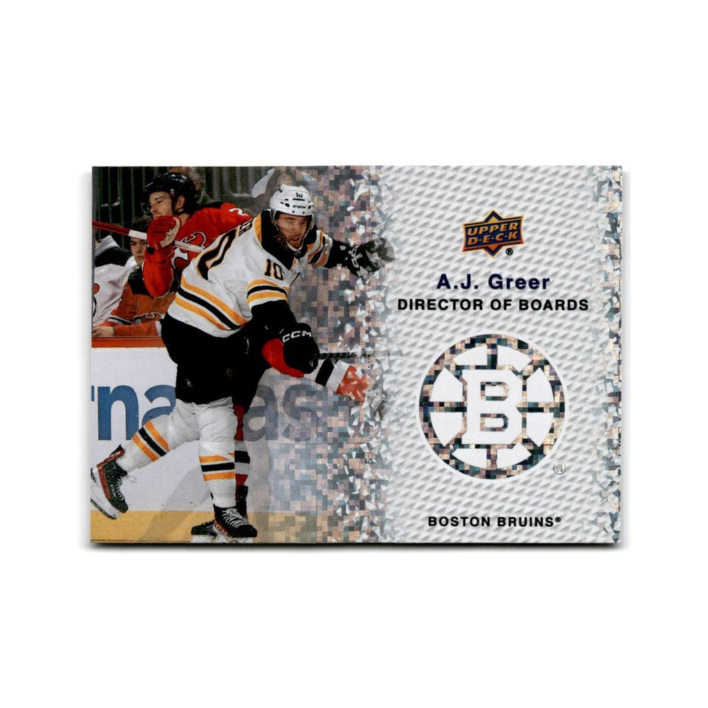 2023 Upper Deck Director of Boards A.J. Greer Boston Bruins #DB-2