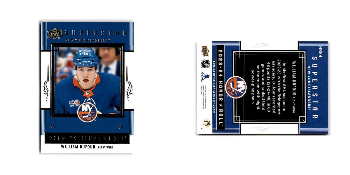2023 Upper Deck Honor Roll William Dufour New York Islanders #HR64