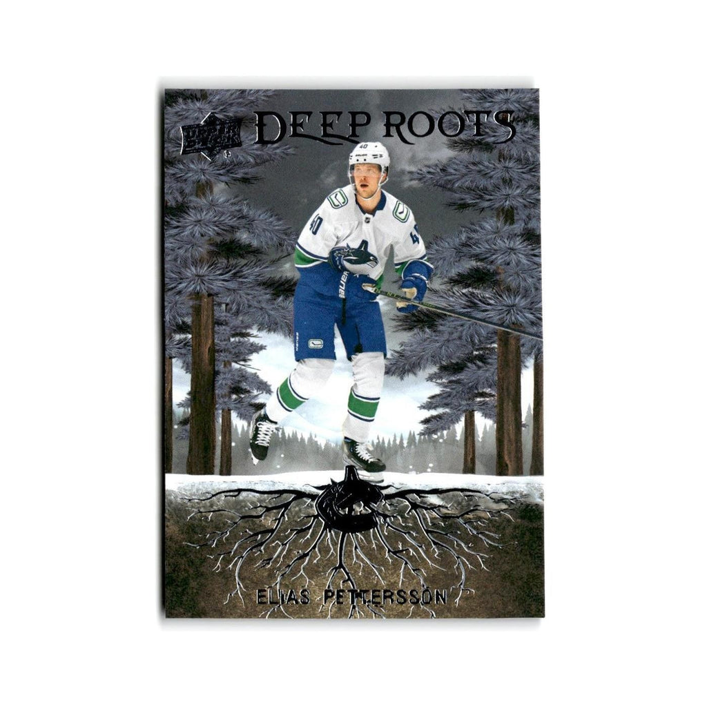 2023 Upper Deck Deep Roots Elias Pettersson Vancouver Canucks #DR-47