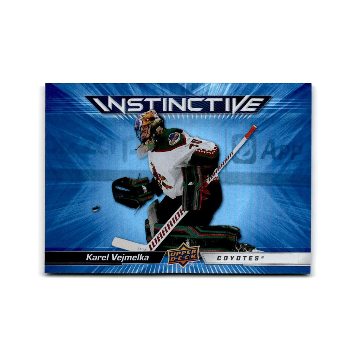 2023 Upper Deck Instinctive Karel Vejmelka Arizona Coyotes #IN-12