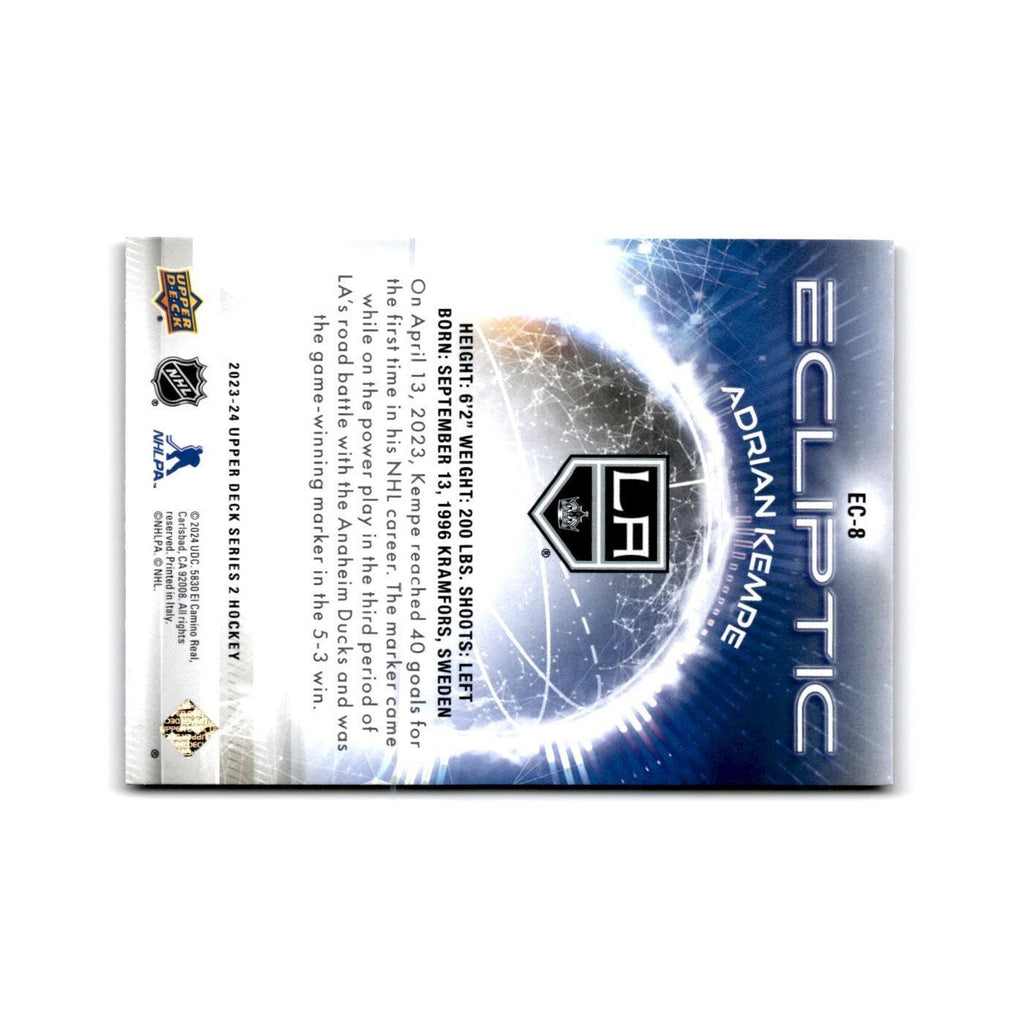 2023 Upper Deck Ecliptic Adrian Kempe Los Angeles Kings #EC-8