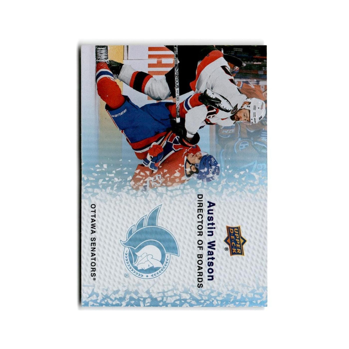 2023 Upper Deck Director of Boards Austin Watson Ottawa Senators #DB-12