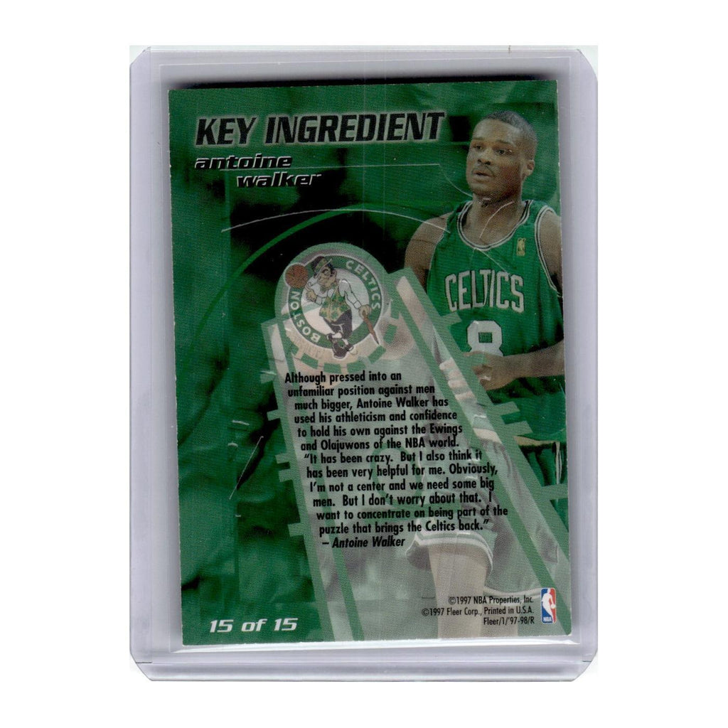 1997 Fleer Key Ingredient Antoine Walker Celtics #15