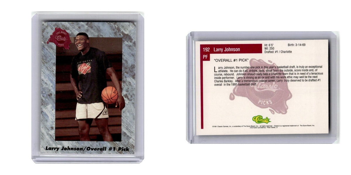1991 Classic Draft Larry Johnson #192