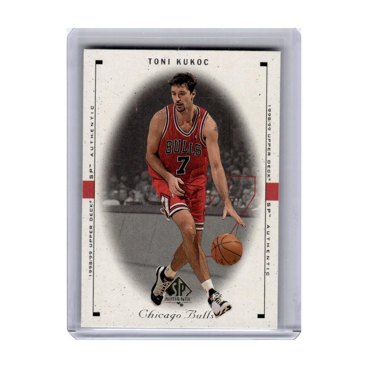 1998 SP Authentic Toni Kukoc Bulls #20