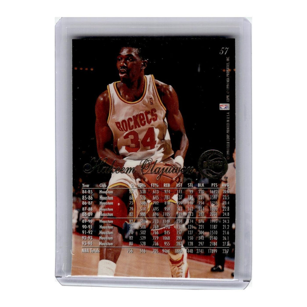1994 Flair Hakeem Olajuwon Rockets #57