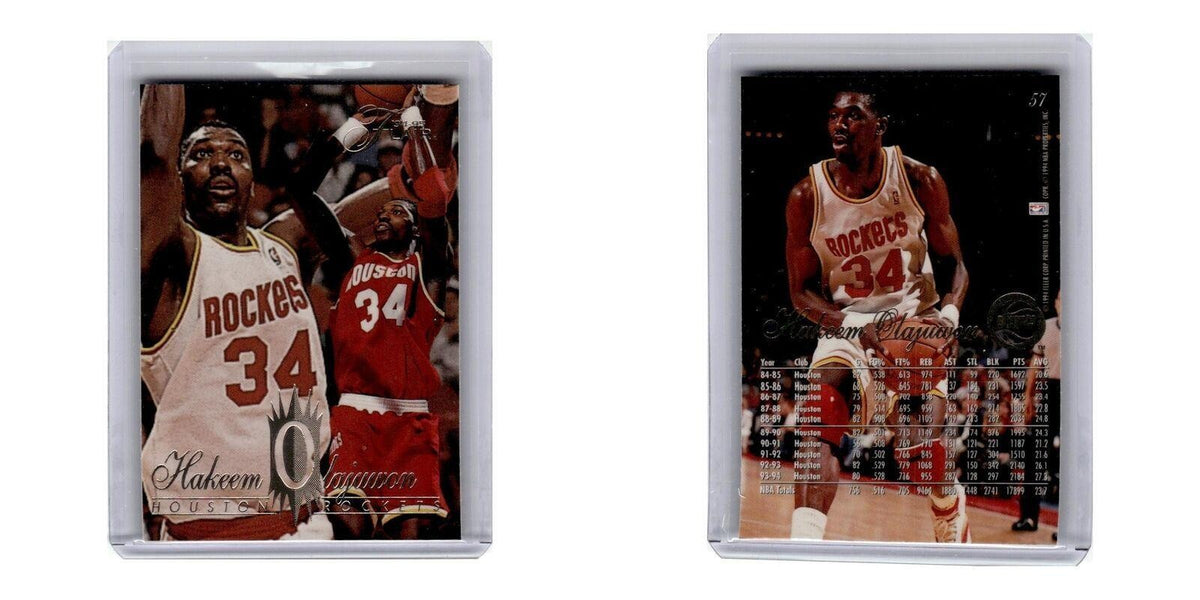 1994 Flair Hakeem Olajuwon Rockets #57