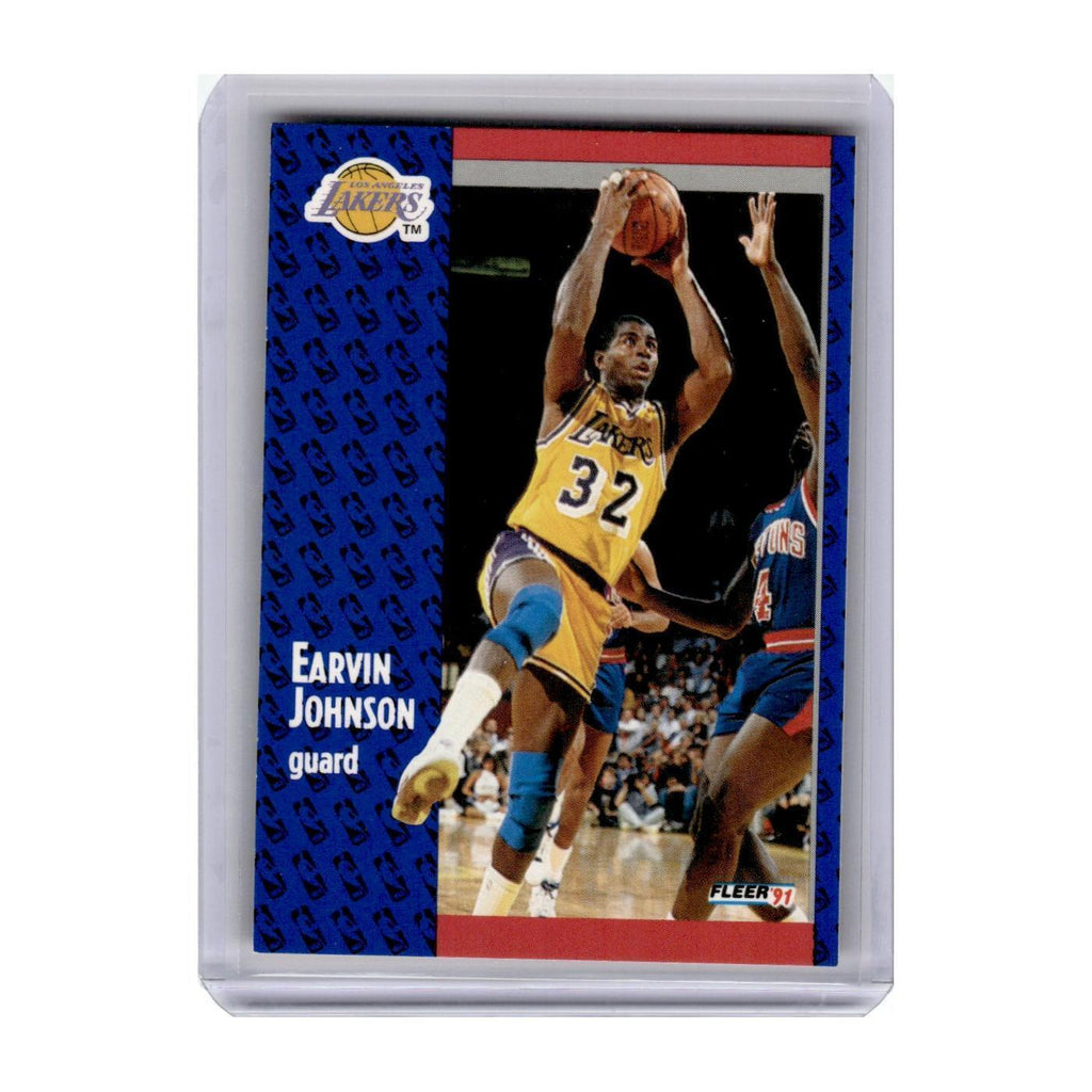 1991 Fleer Earvin Johnson Lakers #100