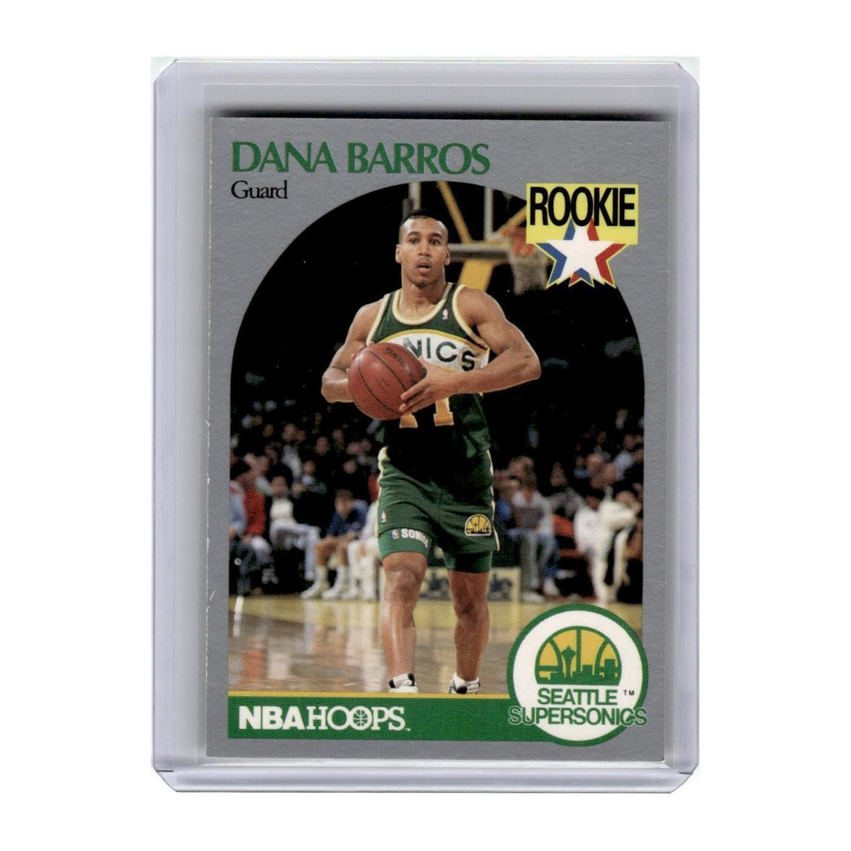 1990 Hoops Dana Barros RC Seattle SuperSonics #274