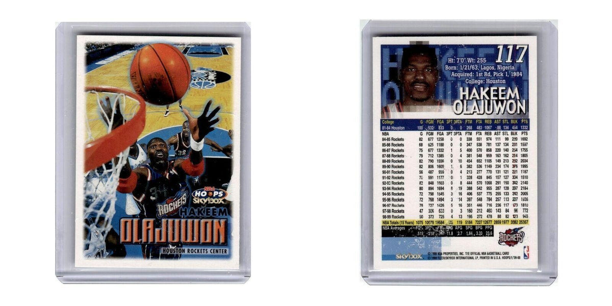 1999 Hoops Hakeem Olajuwon Rockets #117