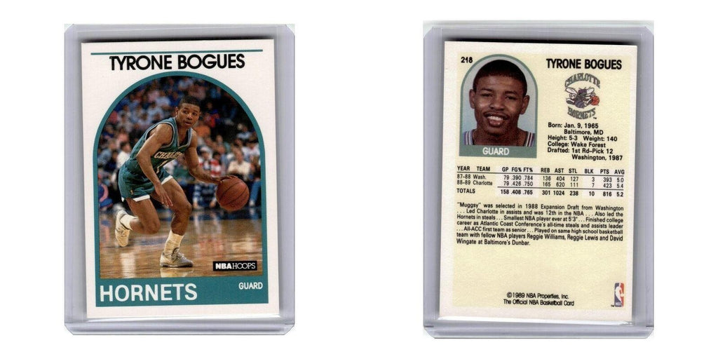 1989 Hoops Tyrone Bogues Hornets #218