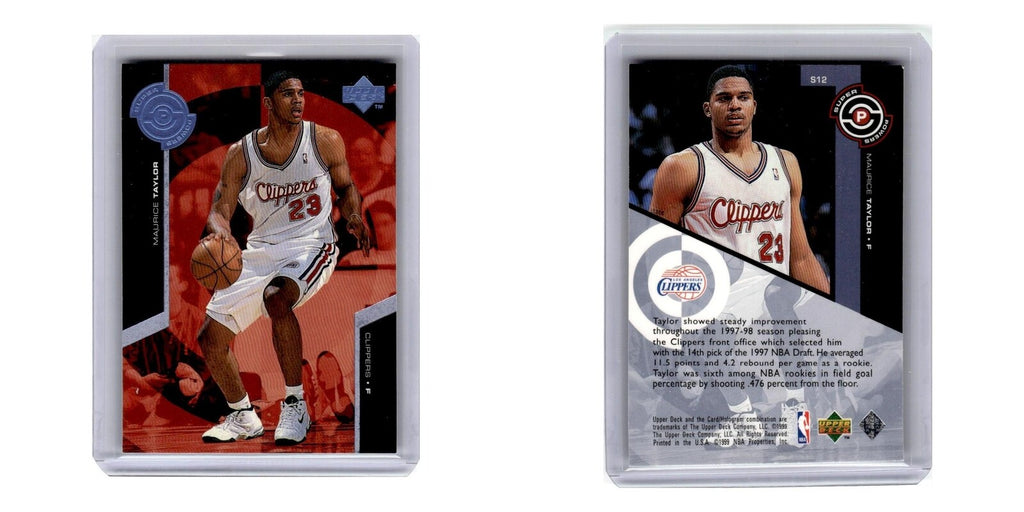 1998 Upper Deck Super Powers Maurice Taylor Clippers #S12
