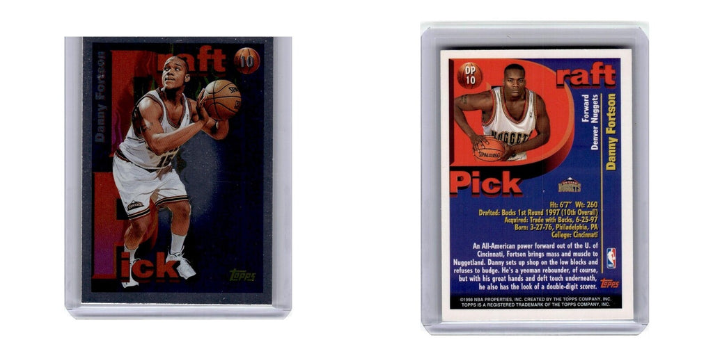 1998 Topps Danny Fortson Nuggets #DP10