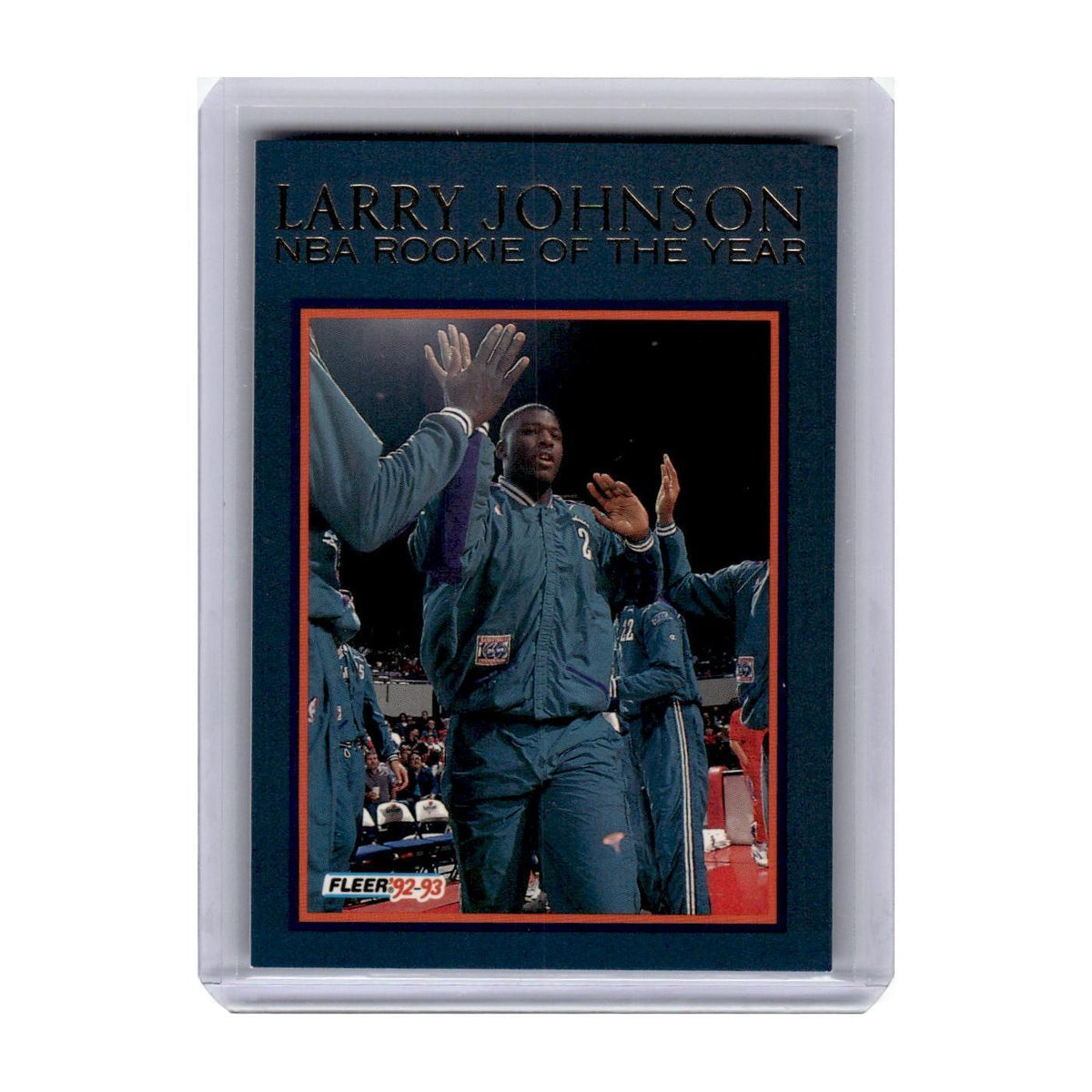 1992 Fleer Larry Johnson Hornets #11